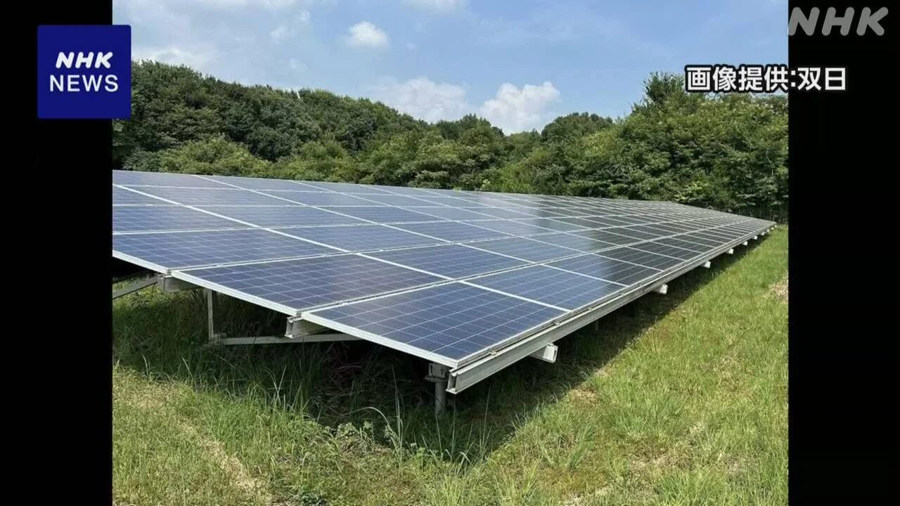 “小規模な太陽光発電所を国内3000か所に設置の方針” 双日
