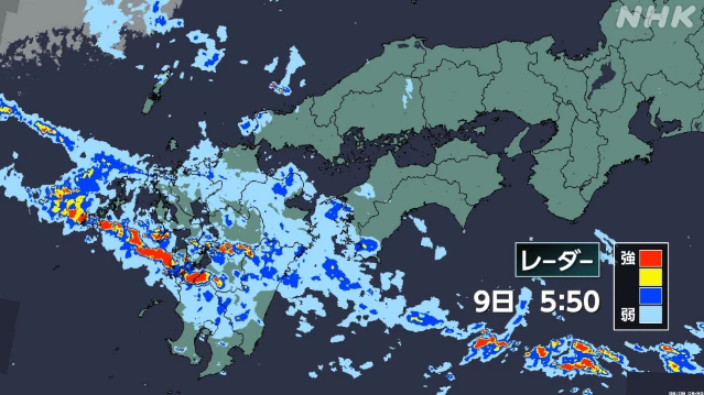 鹿児島 土砂災害に厳重警戒 連休中は九州北部なども大雨か