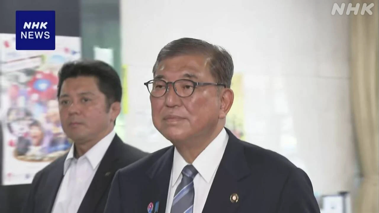 石破首相 続投意向を重ねて示すも 党内で辞任求める動き続く