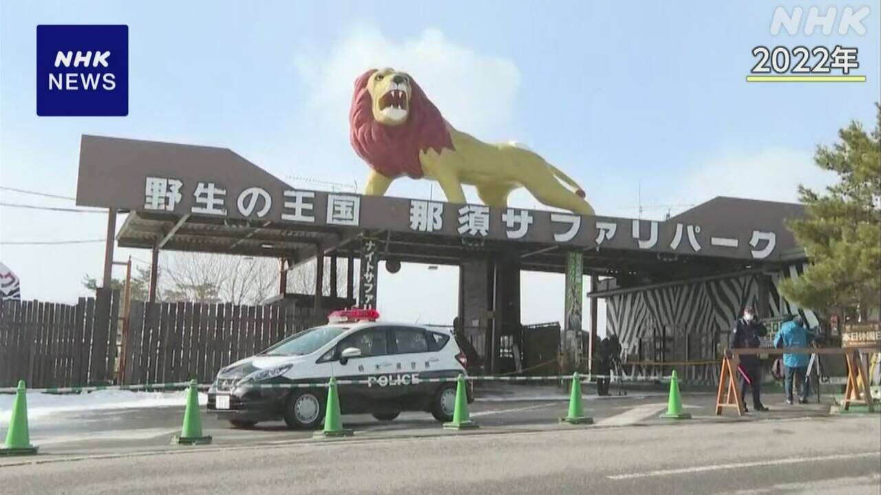 栃木 トラに飼育員襲われた事故 元飼育員などに罰金の略式命令