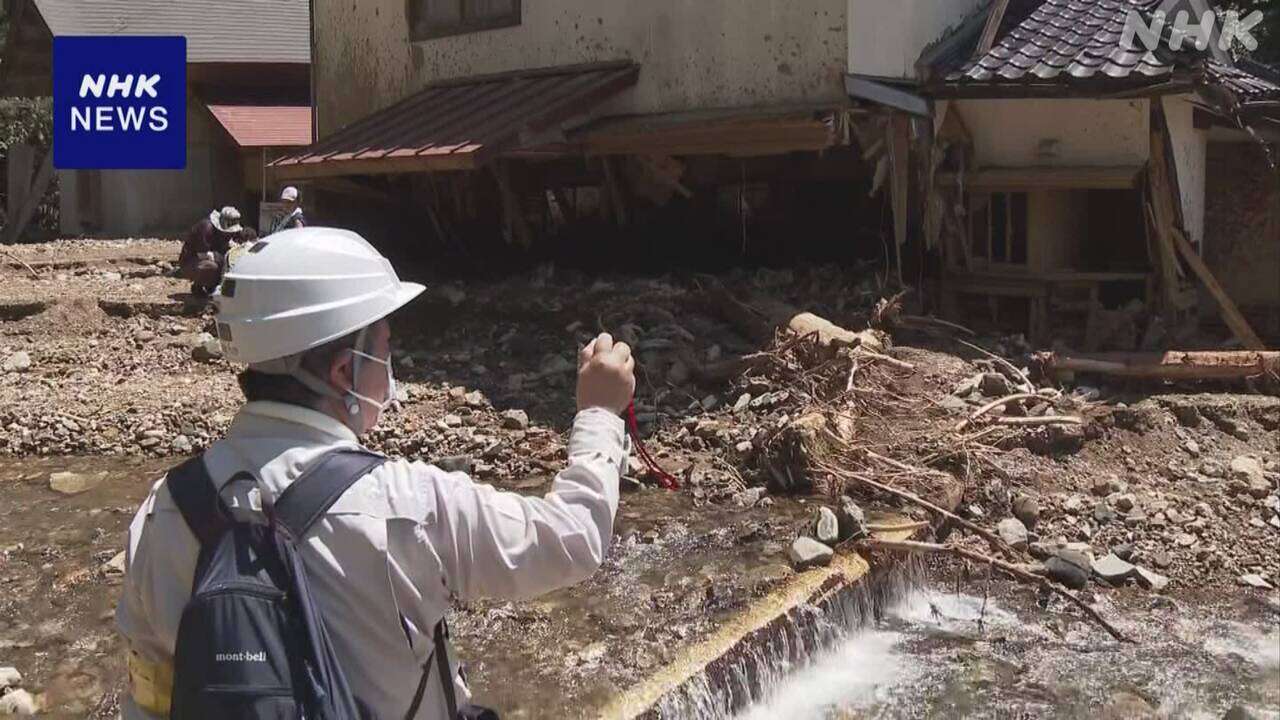 山形 酒田 大沢地区を専門家が調査「土砂が少しずつ堆積」