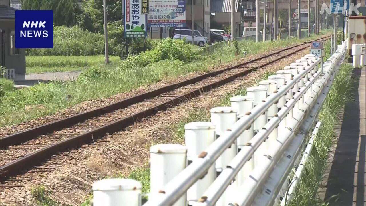 岐阜 長良川鉄道 レールにゆがみ 運転見合わせも 暑さ影響か