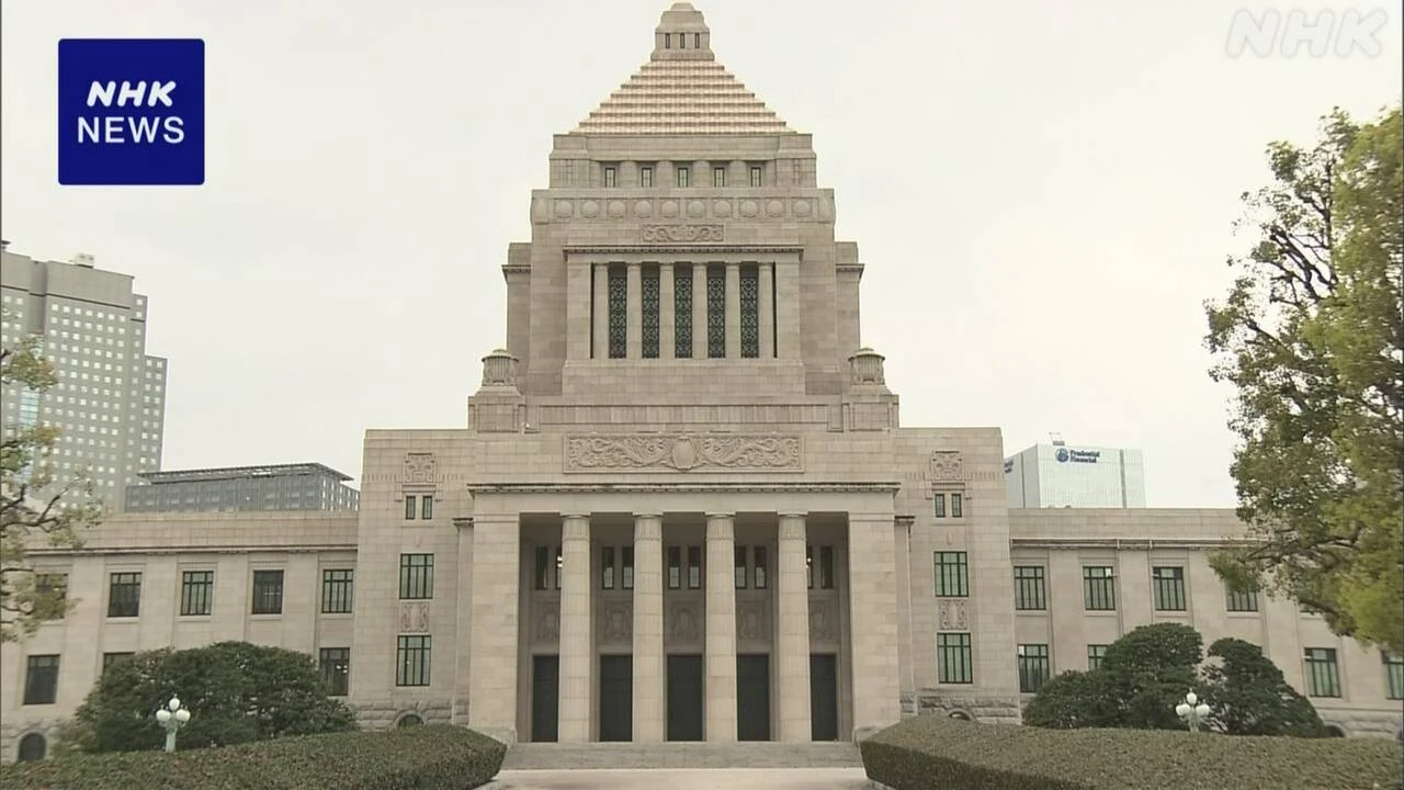 年金改革法案 きょう成立へ 企業・団体献金は議論継続の見通し