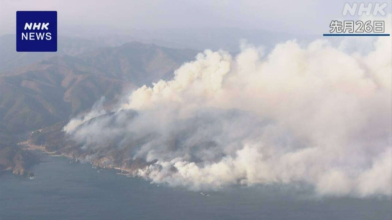 大船渡 山林火災から3週間 生活やなりわい再建が課題