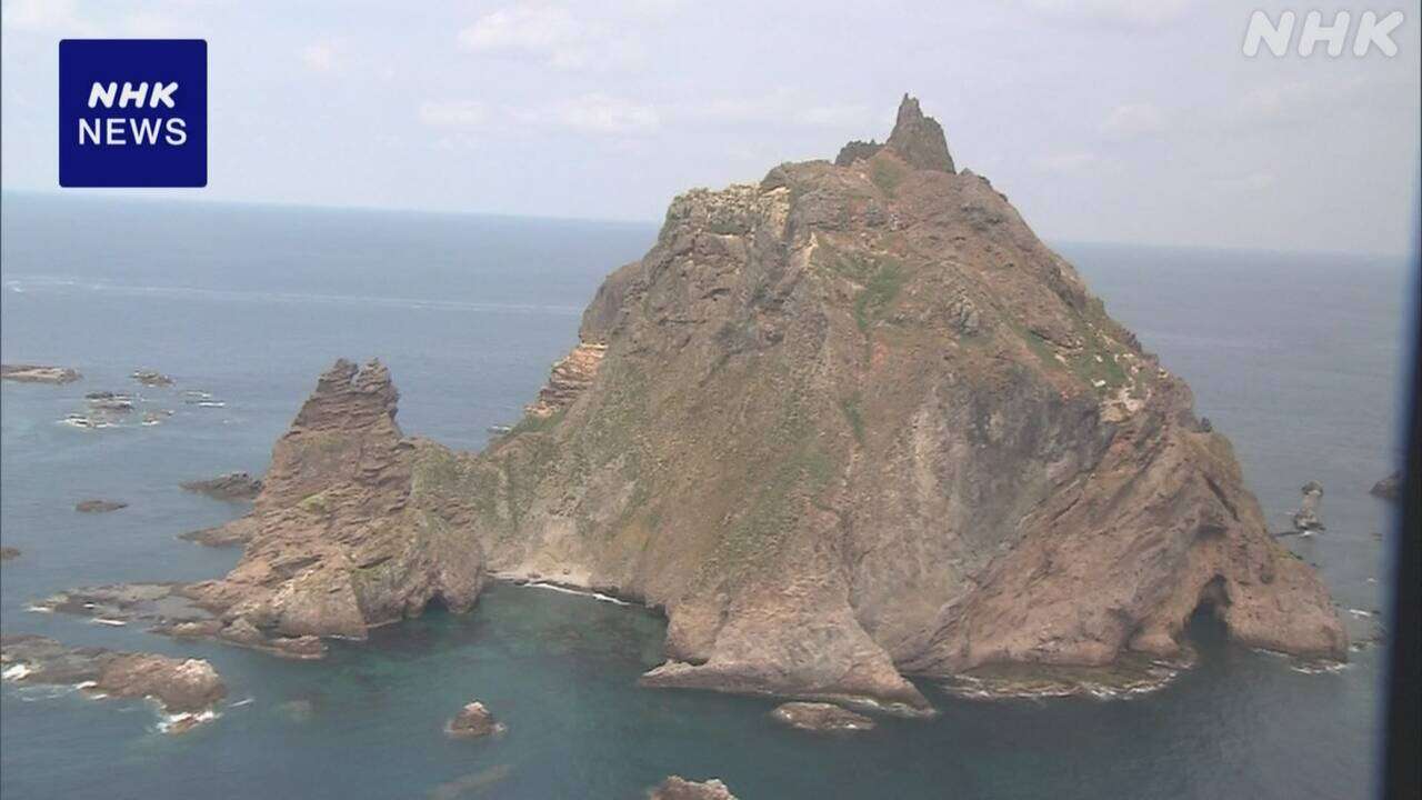 韓国軍 竹島の周辺海域で定例訓練 外務省 韓国側に強く抗議