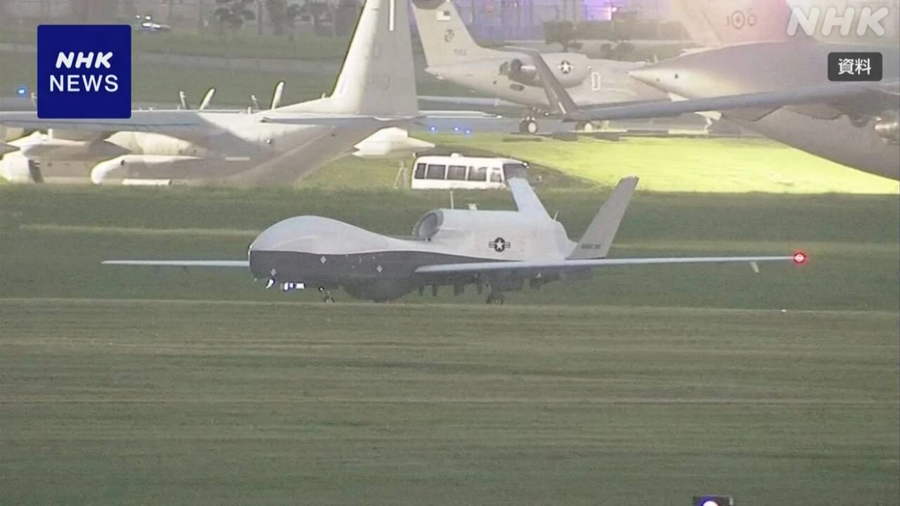 沖縄防衛局 米海軍の大型無人偵察機 再配備で県に説明