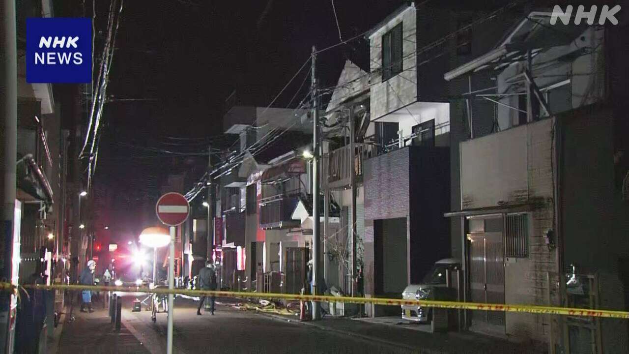 横浜 南区 住宅1棟が全焼 焼け跡から2人が遺体で見つかる