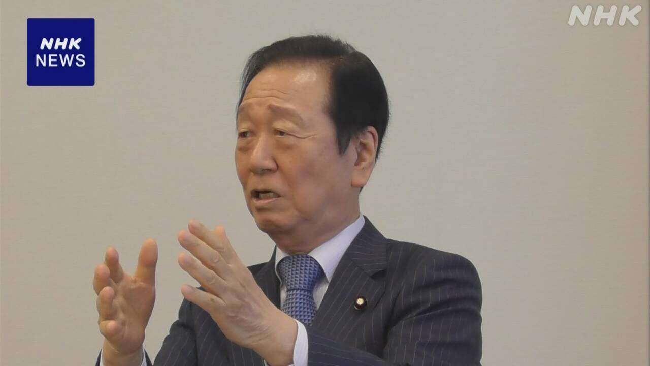 立民 小沢一郎氏 代表選挙めぐり “泉代表は続投せず退陣を”