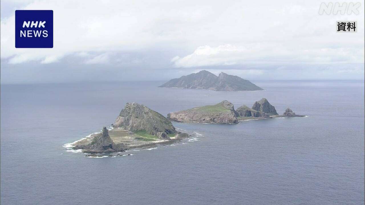 沖縄 尖閣沖 中国海警局の船4隻が領海に侵入 海保が警告と監視