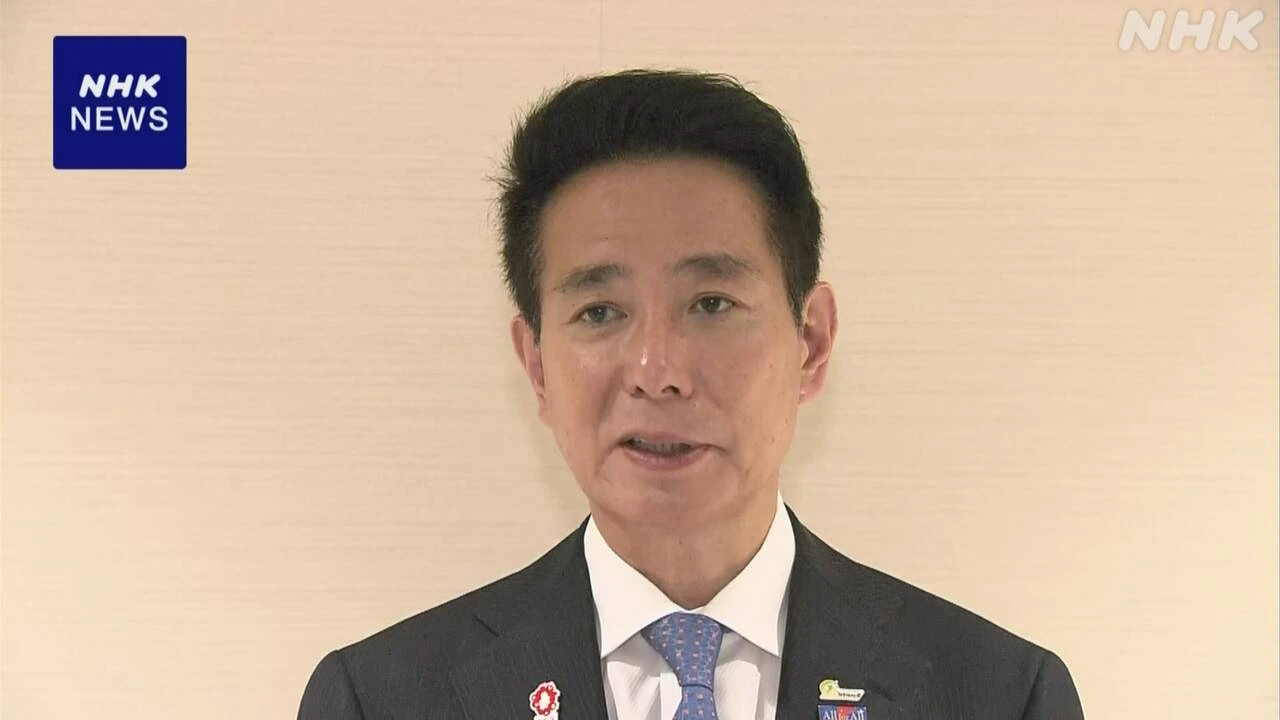 維新 前原共同代表“梅村議員から離党届” 27日に対応協議
