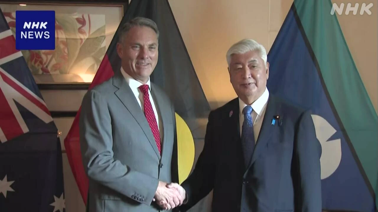 中谷防衛相 オーストラリア国防相と会談 防衛協力の拡大を確認