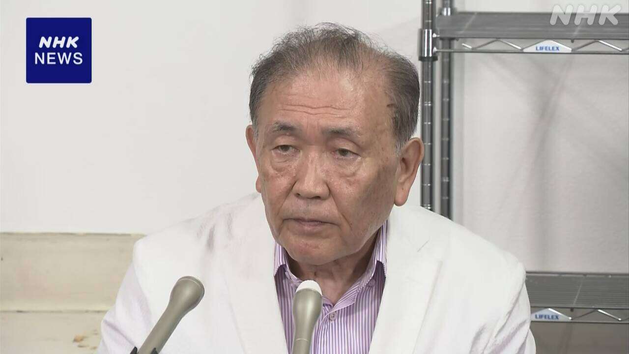 東京都知事選挙 小林興起 元衆院議員が立候補を見送り