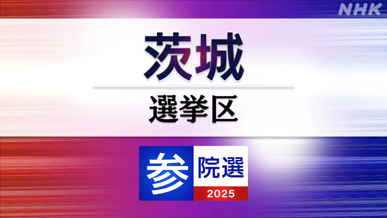 参議院選挙 茨城選挙区 定員2に8人が立候補