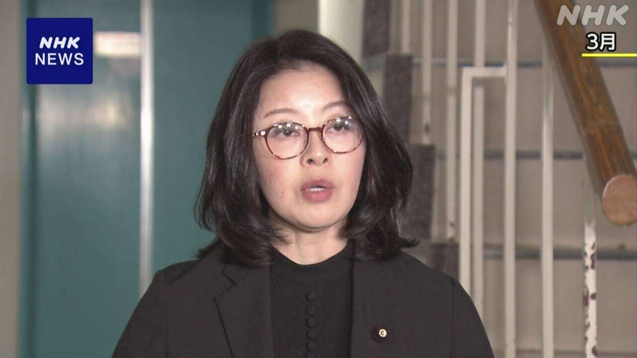 広瀬めぐみ参議院議員が議員辞職願を提出