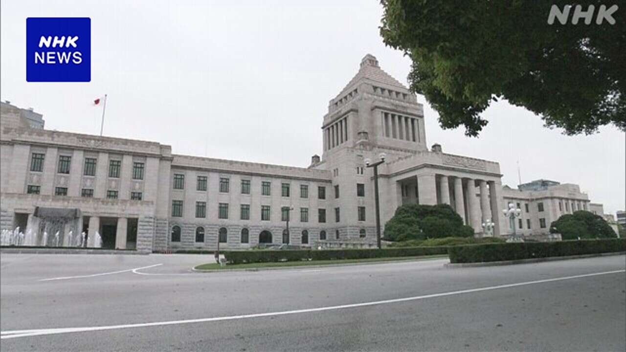 政治資金規正法改正案 きょうから与野党による修正協議