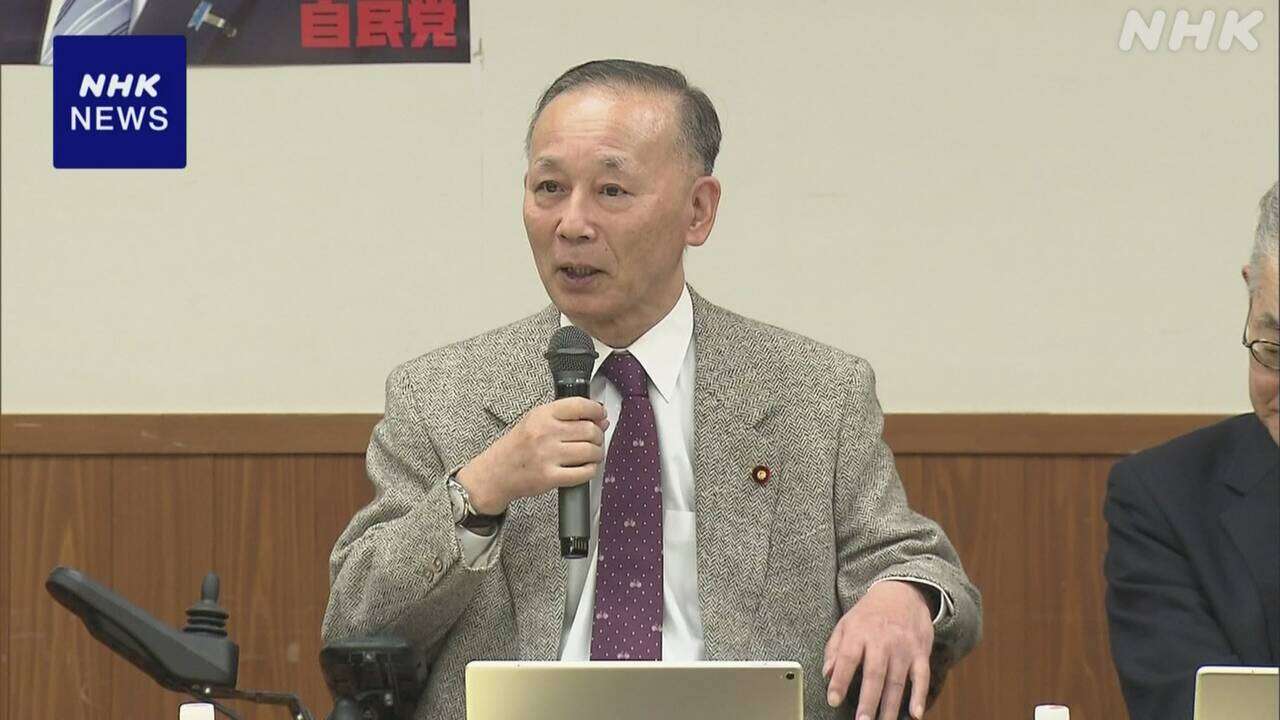 自民 谷垣元総裁 “保護司の環境整備が必要” 予算拡充を要望