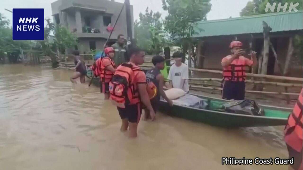 フィリピン 台風20号上陸 “20人以上死亡”各地で被害相次ぐ