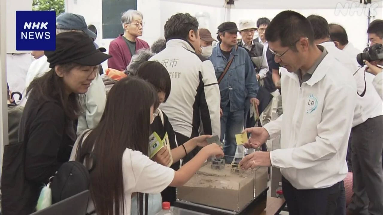 能登半島地震で液状化被害 対策工事で住民見学会 金沢 粟崎町