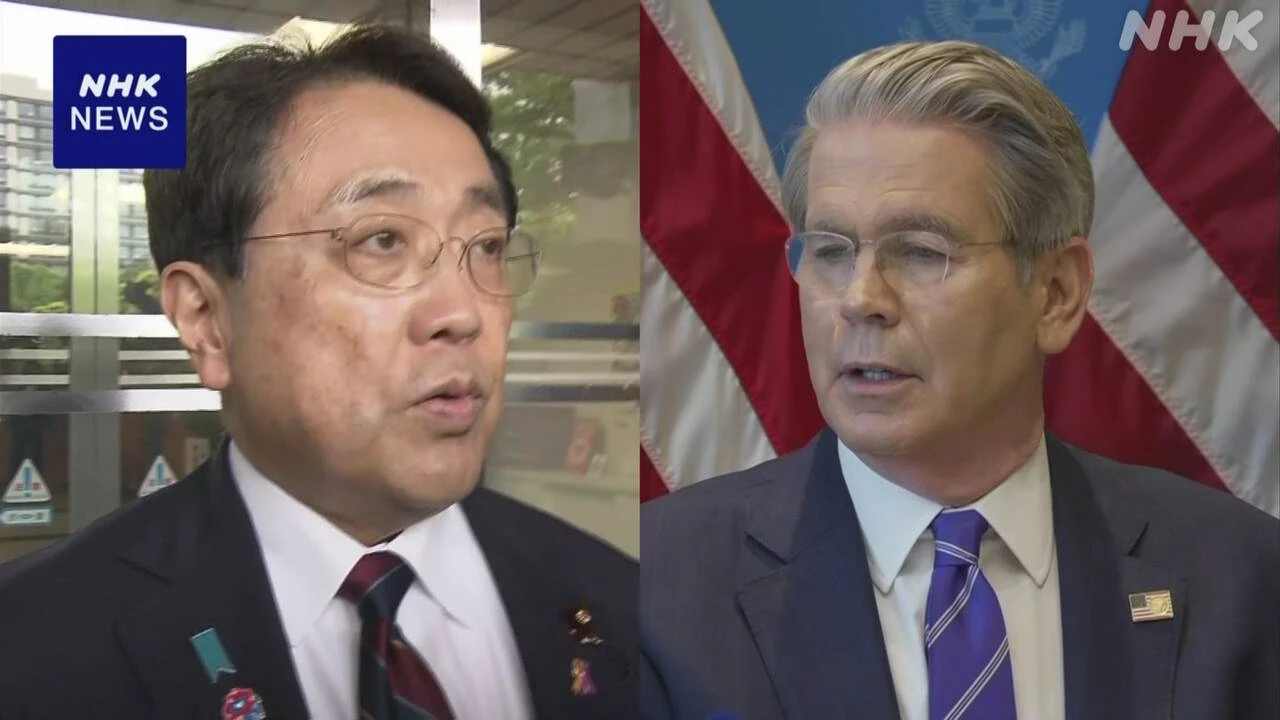 赤澤大臣 関税交渉 “次回は米ベッセント財務長官らと議論を”