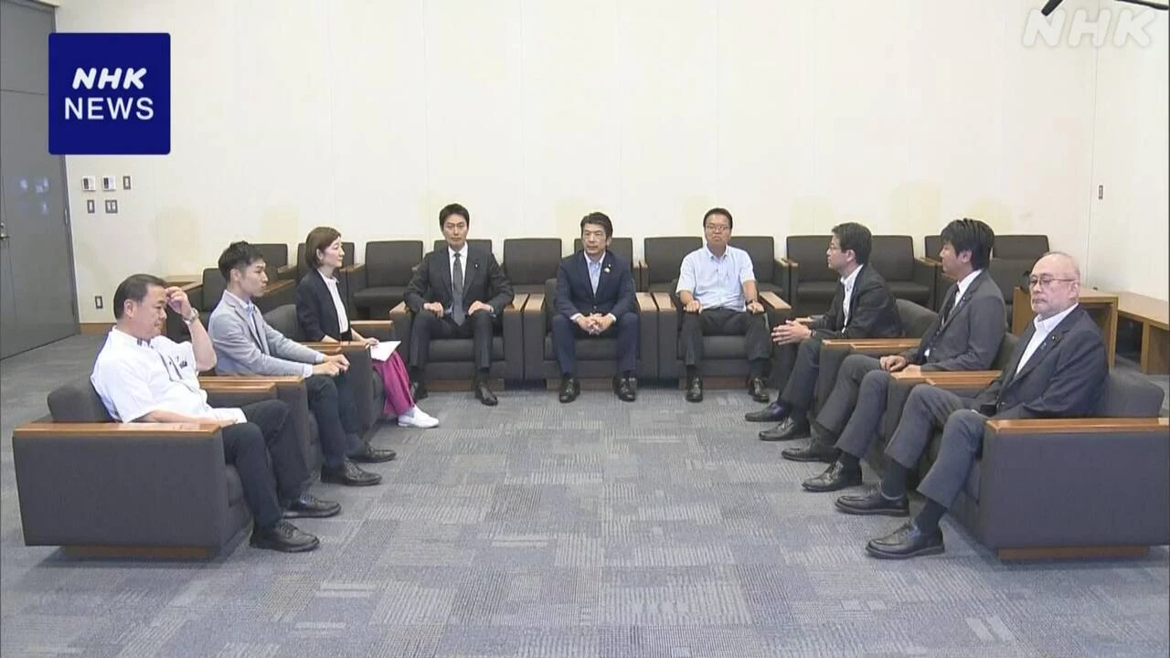“ガソリン税暫定税率 早期廃止目指す” 野党8党 政策責任者ら