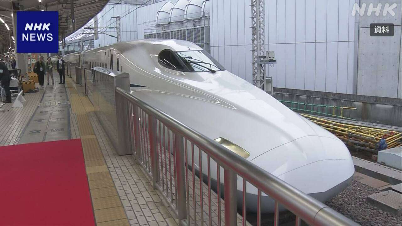 東海道新幹線に女性専用トイレ 全列車に設置へ 今月から順次