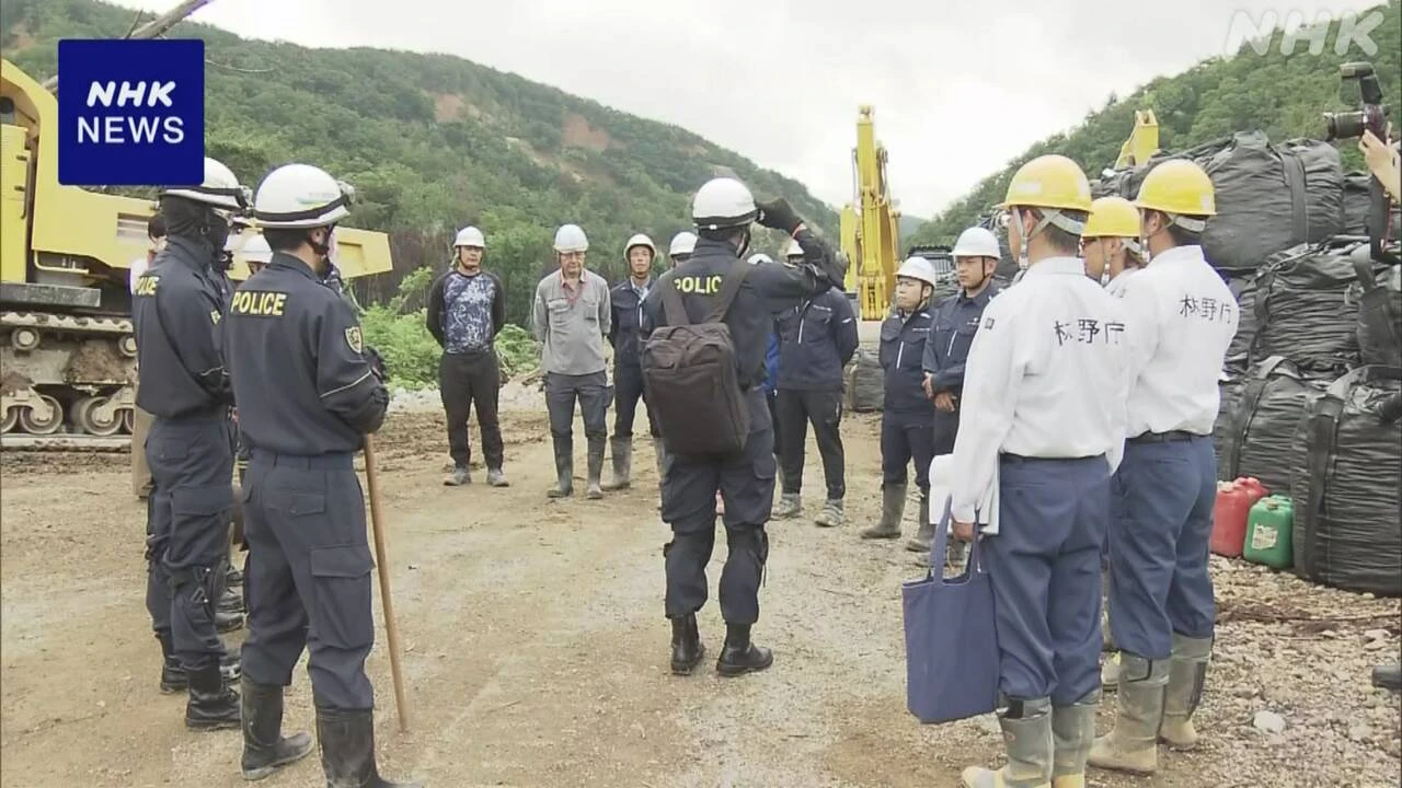 能登半島地震 石川 輪島で行方不明者の本格的な捜索始まる