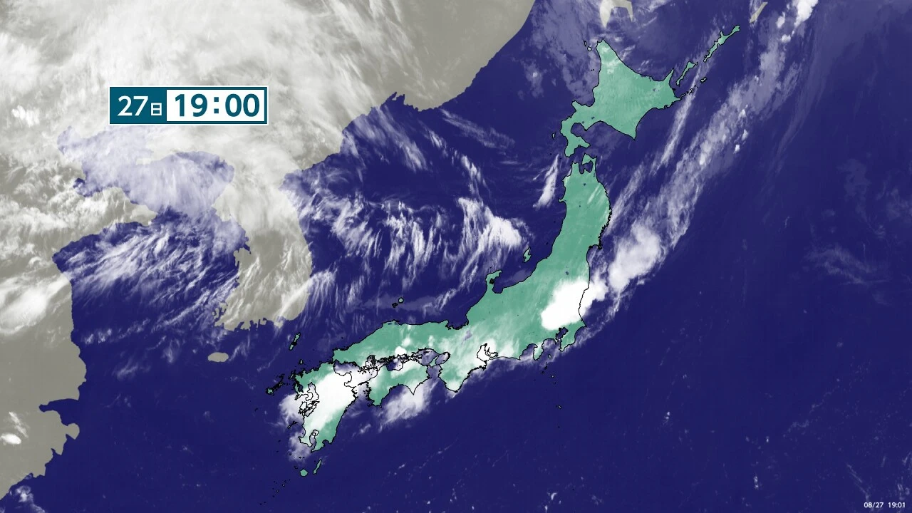 東・西日本中心に大気の状態非常に不安定 局地的に激しい雷雨