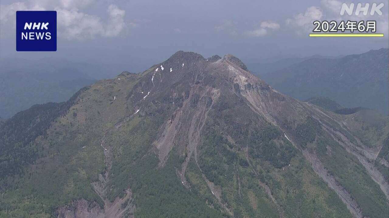 北アルプスの焼岳 噴火警戒レベルを「2」に引き上げ