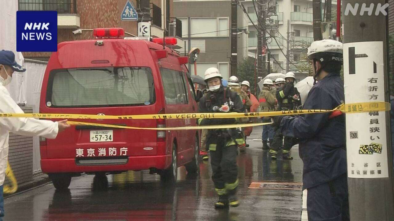 東京 渋谷区 解体工事現場から作業員3人搬送 一酸化炭素中毒か