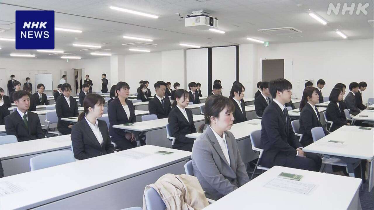 初任給“全国一” 大阪 和泉市で入庁式 新人が決意新たに