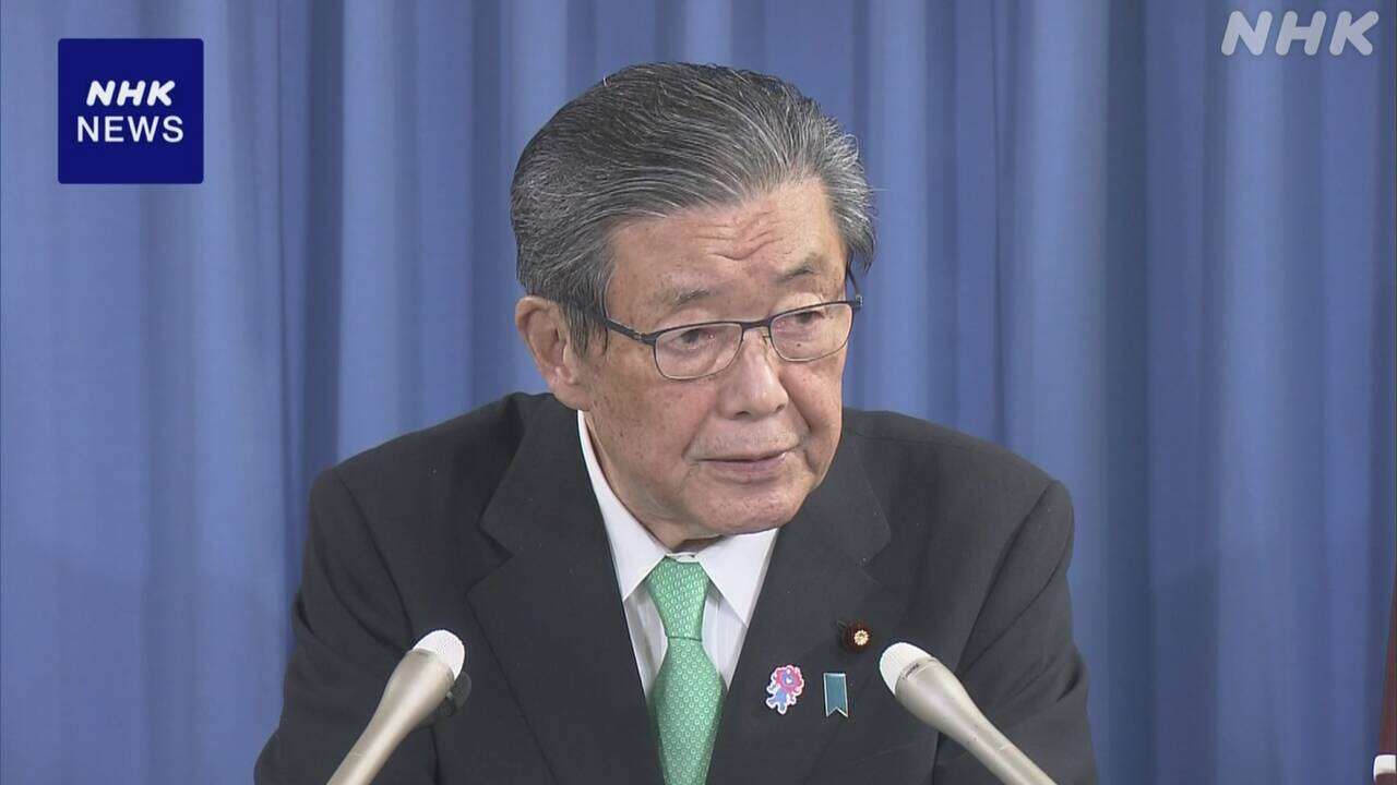 自民 森山幹事長 核禁条約の会議に議員派遣しない考え