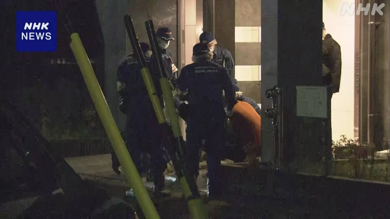 名古屋 路上に血を流した男性 背中に傷 殺人事件で捜査