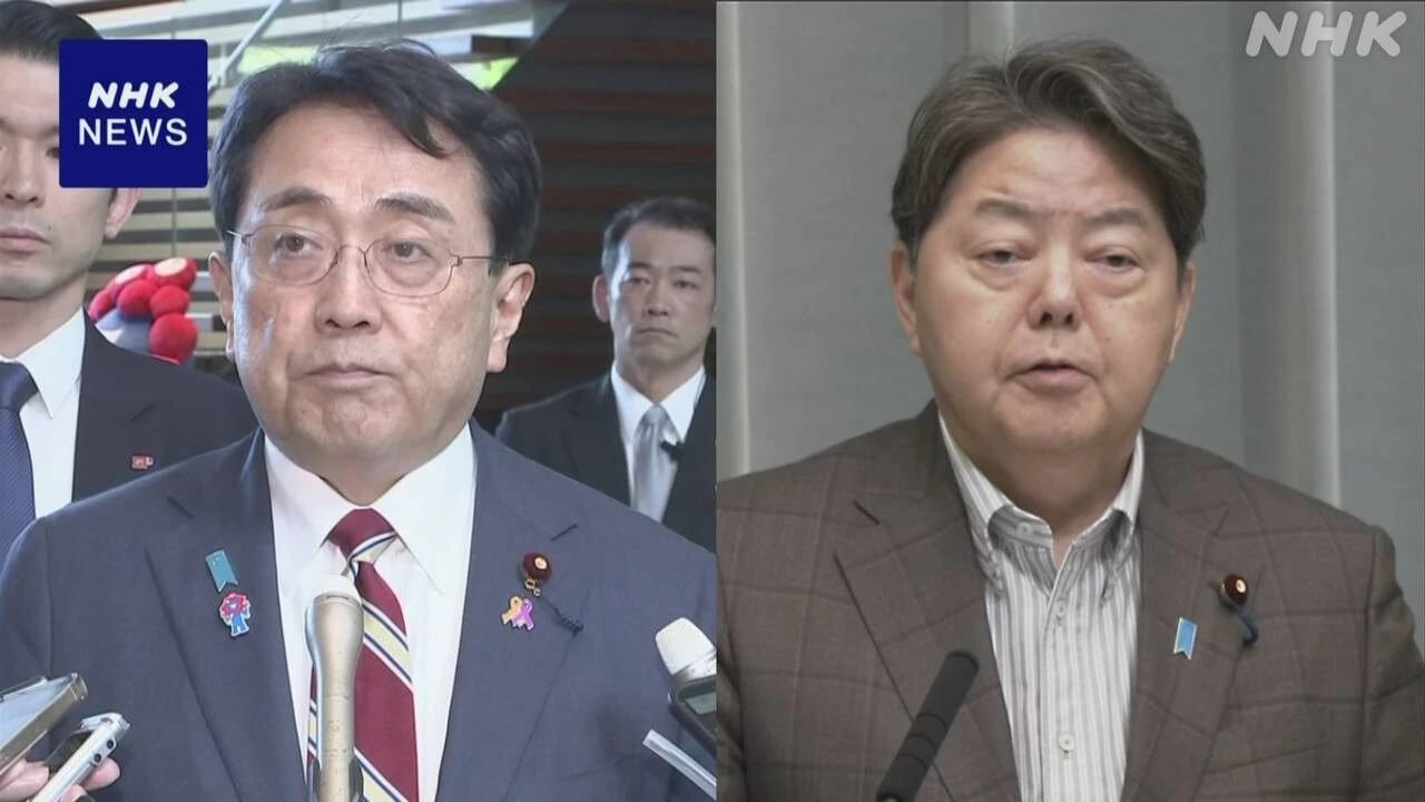 赤澤経済再生相 米との閣僚交渉へ 林官房長官と対応方針確認