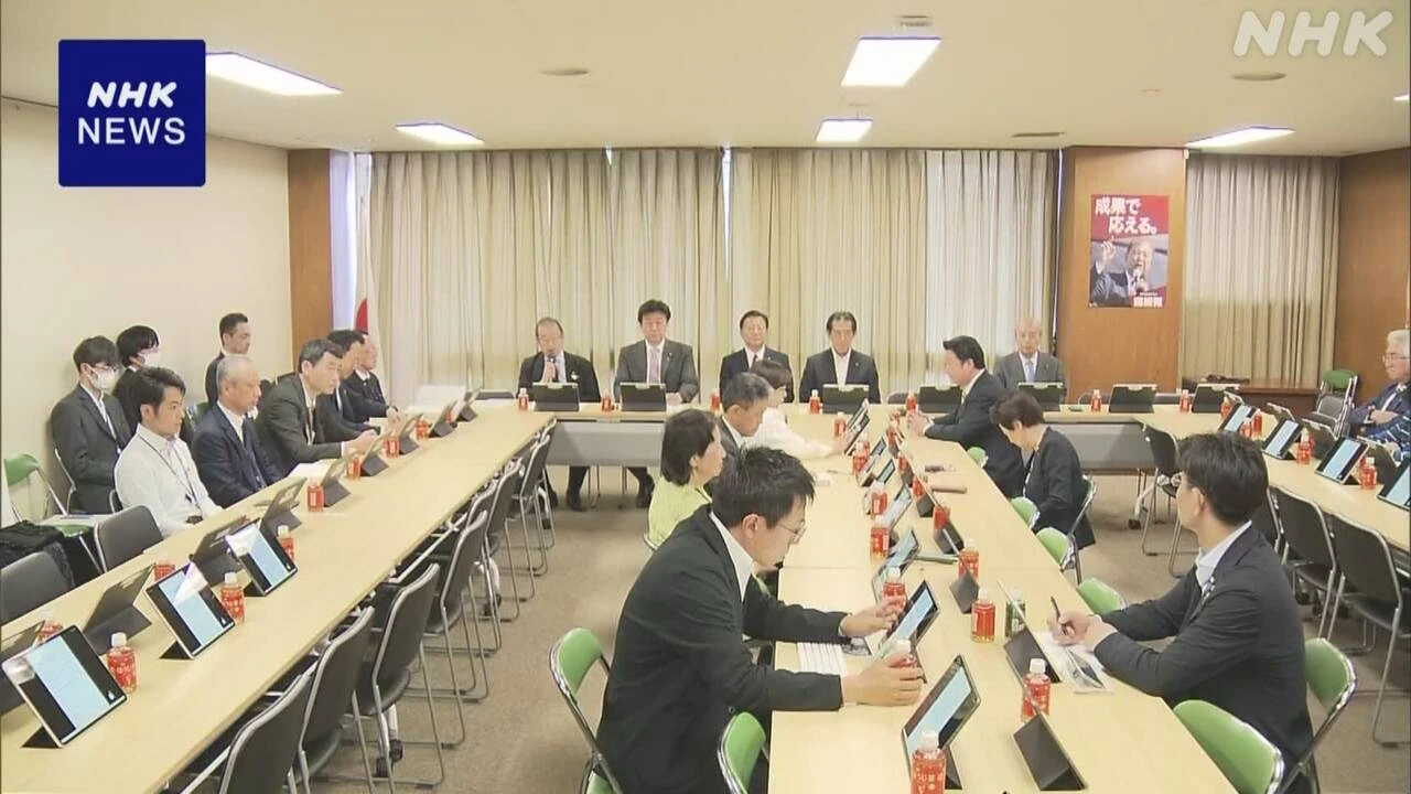 自民 選択的夫婦別姓めぐる「考え方」の修正案を大筋で了承