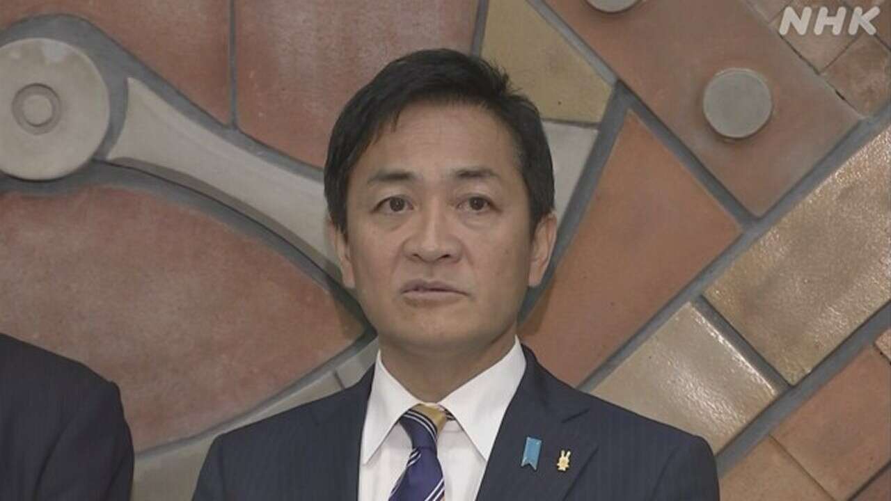 国民 玉木代表 首相指名選挙 他党党首に投票ありうる考え示す