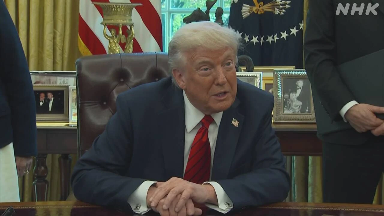 トランプ大統領 関税措置「中国とも全ての国とも合意できる」