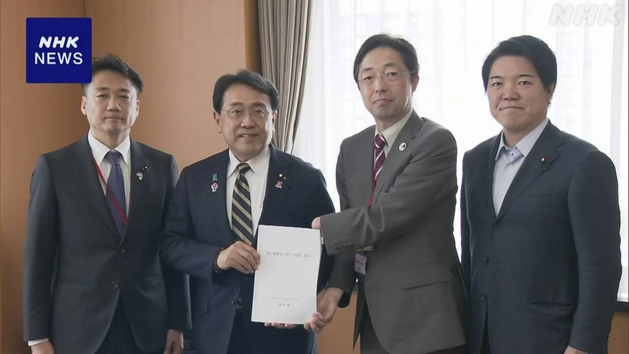 “防災庁の機能を熊本に” 熊本県知事が赤澤経済再生相に要望