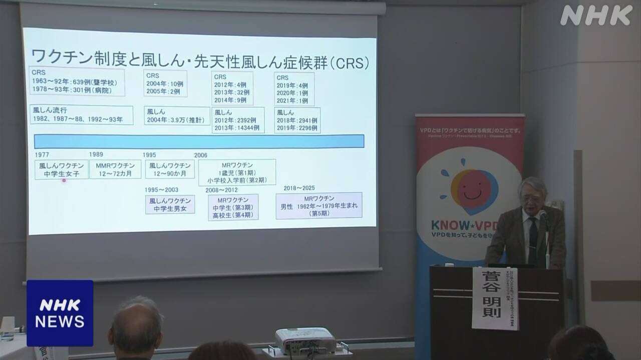 風疹“ワクチンの定期接種受けてない年代の男性は早期対応を”