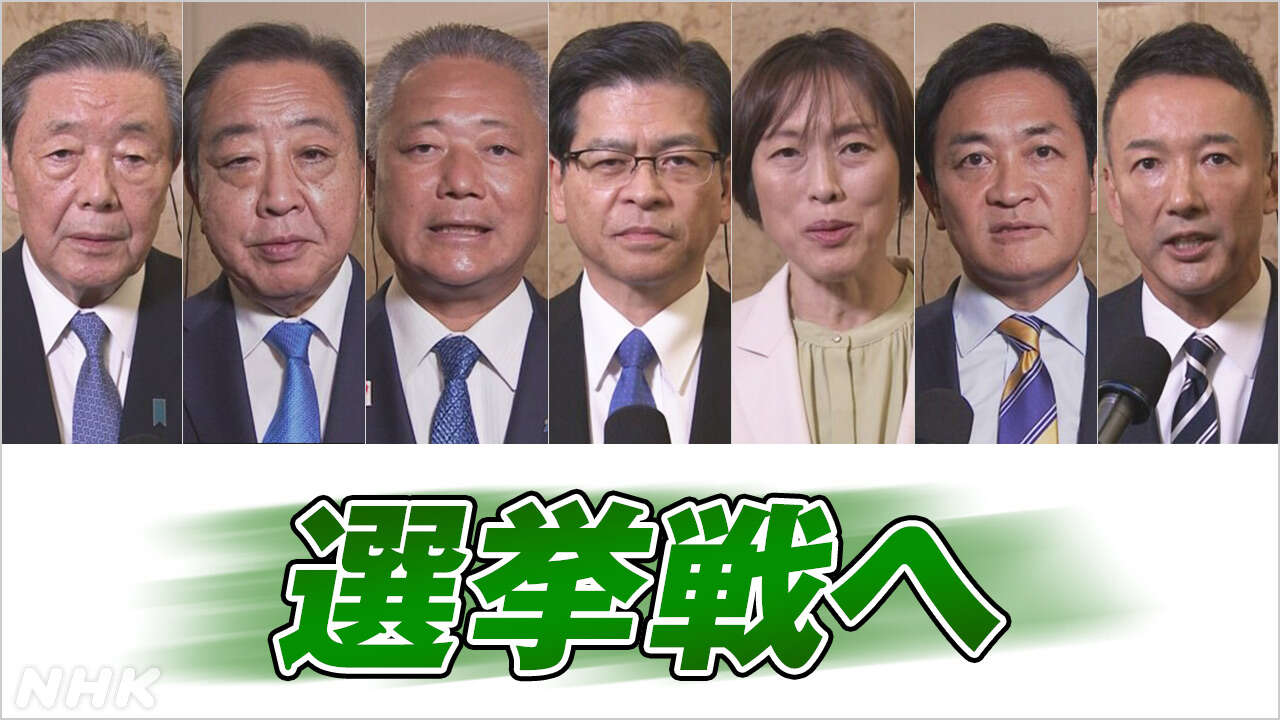 衆院選へ 各党かく戦う 目標議席は 争点は NHKインタビュー