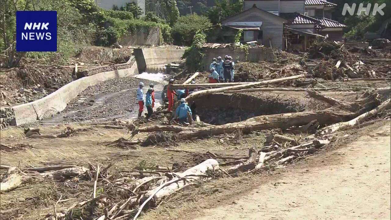 石川 能登地方 “土砂が川に堆積 氾濫リスク高い”専門家