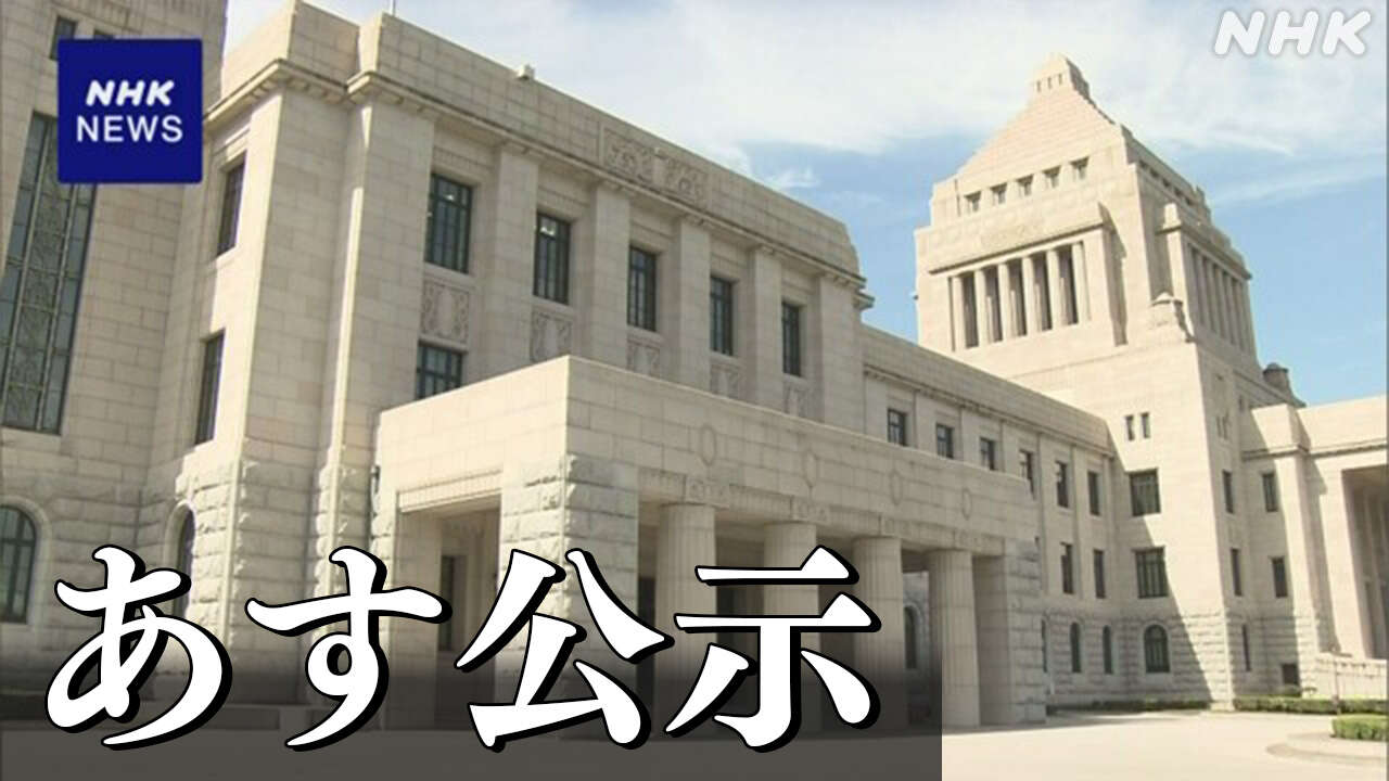 衆議院選挙 公示まであと1日 各党の党首ら街頭演説などで論戦