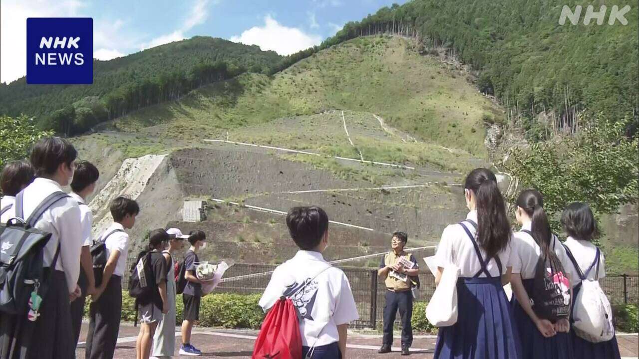 紀伊半島豪雨から13年を前に 小中学生が防災学習 奈良 五條