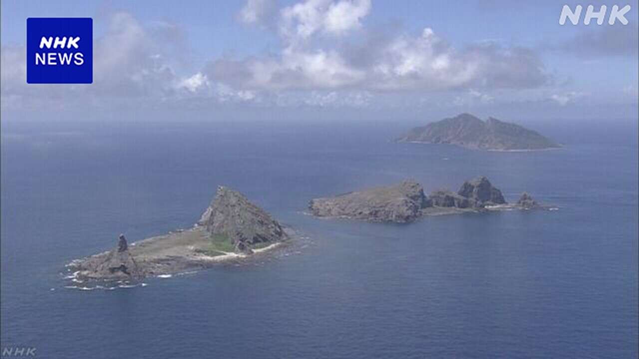 沖縄 尖閣沖 中国海警局の船 2隻が領海侵入 海保が警告と監視