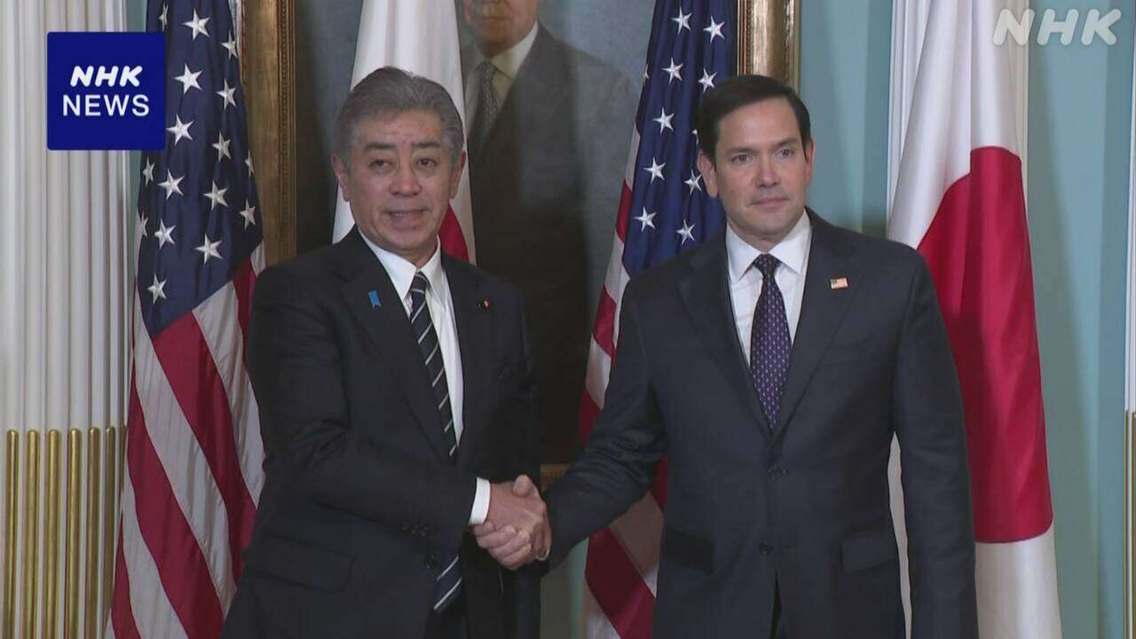 岩屋外相 トランプ政権の国務長官と会談 抑止力など強化確認か