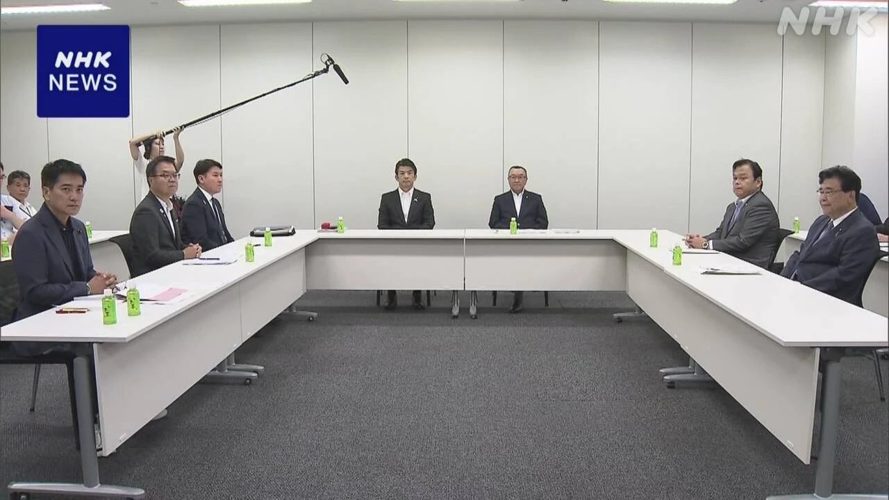 ガソリン税の暫定税率廃止めぐる与野党実務者協議 継続へ