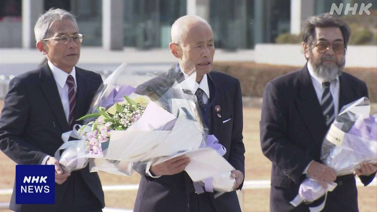 原爆投下80年 被団協の箕牧代表委員 核廃絶を訴え続ける決意