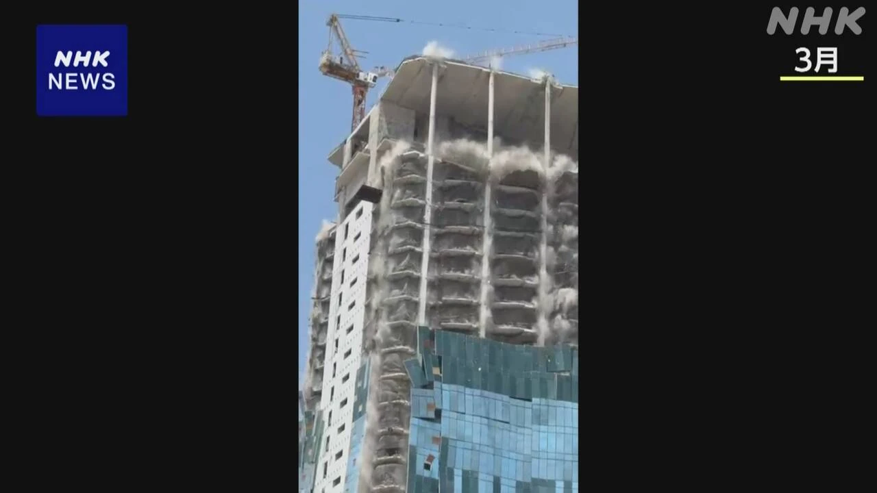 タイ 地震で建設中の高層ビル倒壊 現地法人の中国人幹部を逮捕