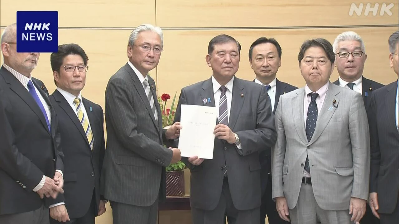 北朝鮮の拉致被害者家族が石破首相と面会 訪米を報告