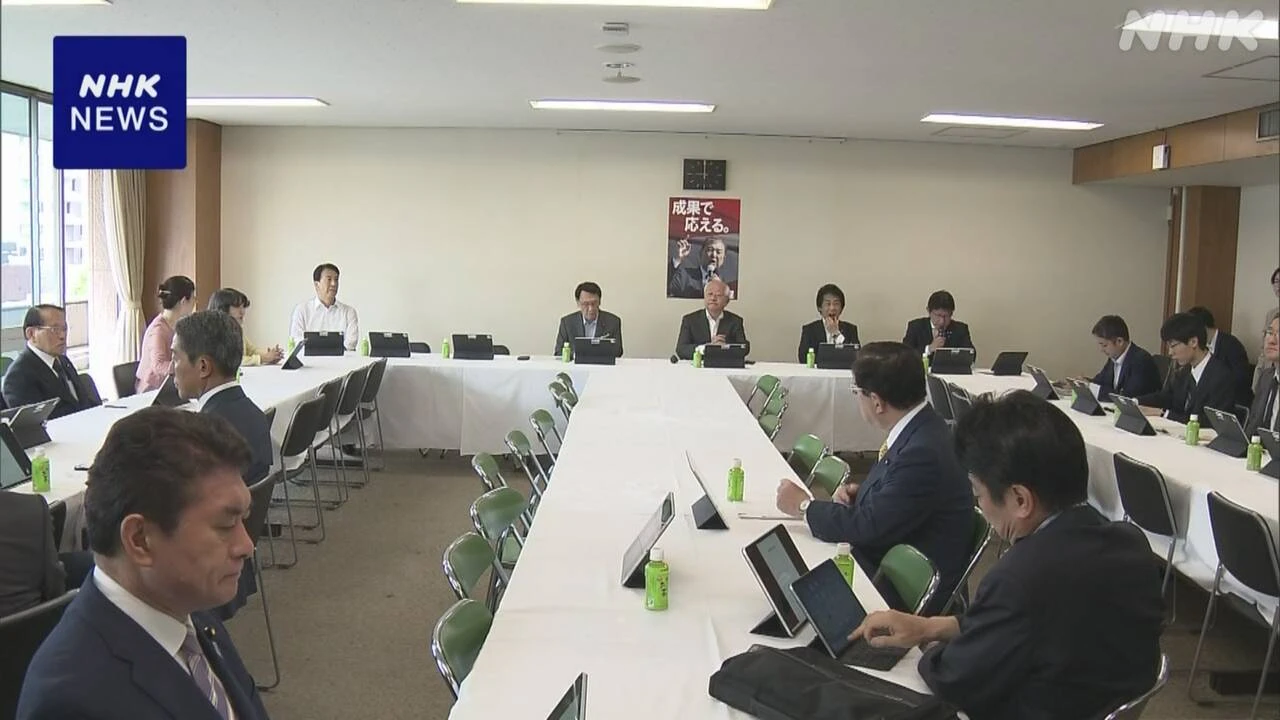 企業・団体献金 “参院選後に協議再開も検討を” 自民 渡海氏