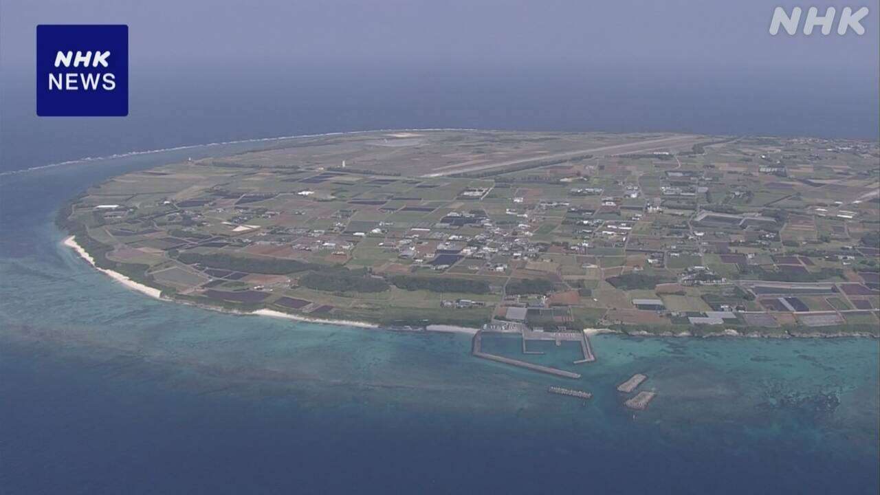 沖縄 米軍訓練中400キロ余物資 海に落下 伊江村“訓練中止を”